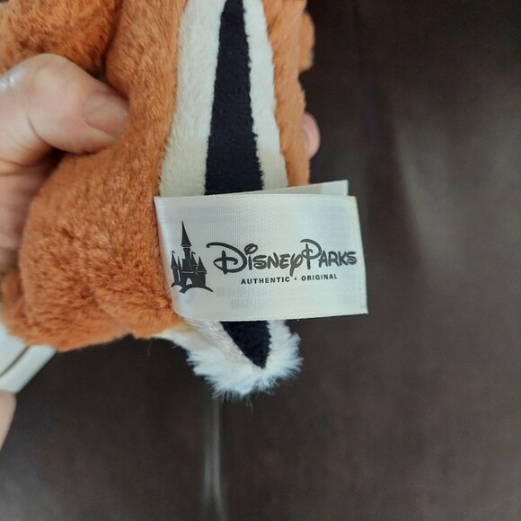 2 Disney Plush 2013 Mickey Mouse Elf Christmas & Holiday Chip Chipmunk 8" Parks - Picture 3 of 5